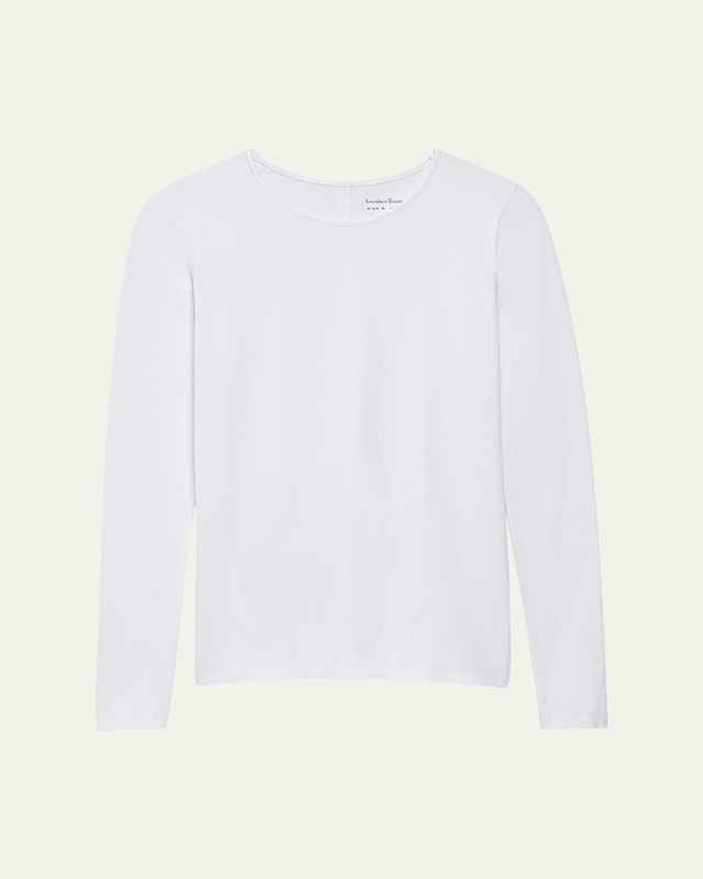 Long-Sleeve Fitted T-Shirt